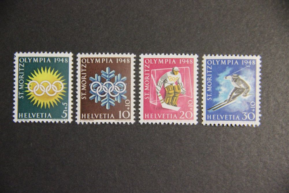 Schweiz 1948 Olympische Winterspiele St.Moritz** Kaufen auf Ricardo