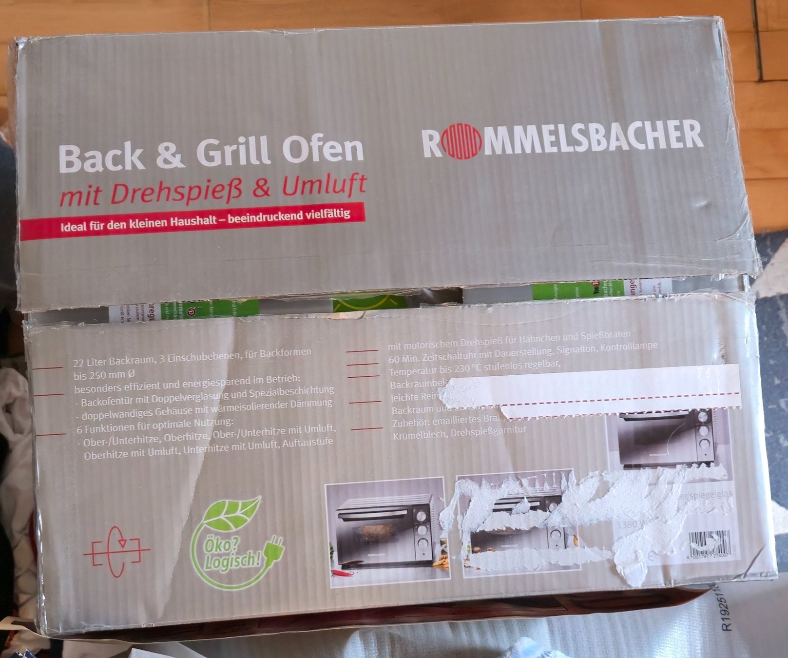 Rommelsbacher Forni: Rommelsbacher Kleinbackofen – Nuovo e nell'imballaggio originale da Küsnacht ZH venduto da rom_t758 1