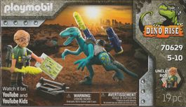 PLAYMOBIL  DINO RISE 70629 UNCLE ROB : ARMAMENTI new