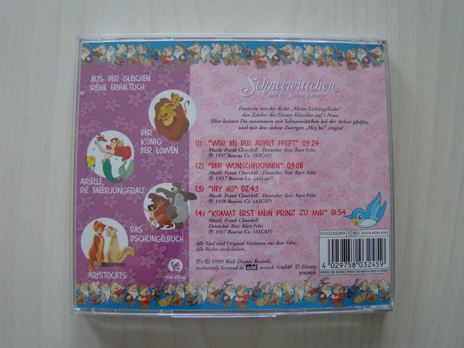 CD: CD: Disneys Schneewittchen - Meine Lieblingslieder, Top! – Usato da Malters venduto da burzi 1