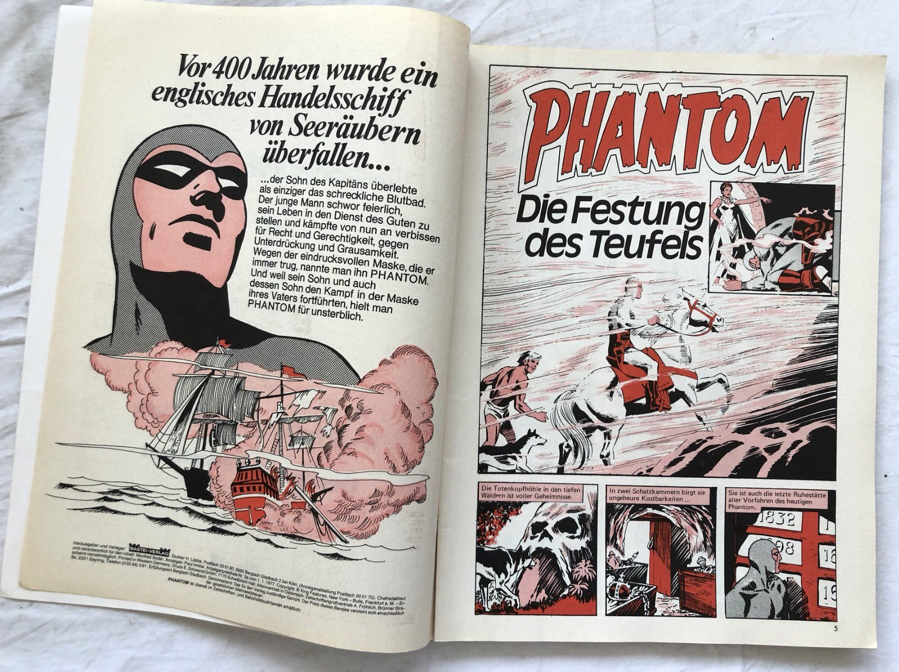 Fumetti: PHANTOM - Heft - Nr.80 - Bastei Verlag – Usato da Schaffhausen venduto da durruti 2