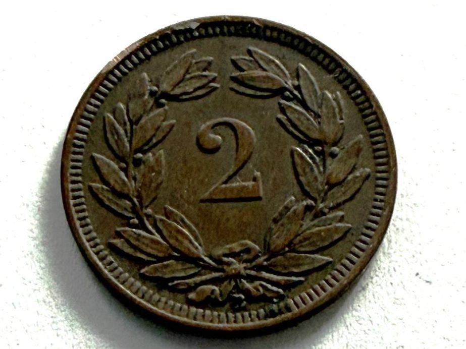 Toutes les monnaies: 2 Rappen 1910 – D'occasion à Saas-Fee par edy_z6q9 1