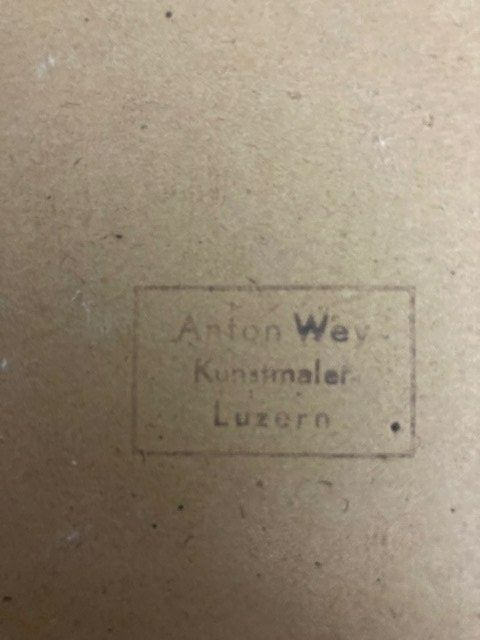 Gemälde: Gemälde von Anton Wey Kunstmaler Luzern – Gebraucht aus Emmenbrücke von Pharuk 2