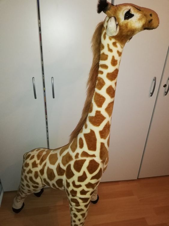 Giraffe Plüschtier / Deco ca. 135 cm gross | Kaufen auf Ricardo