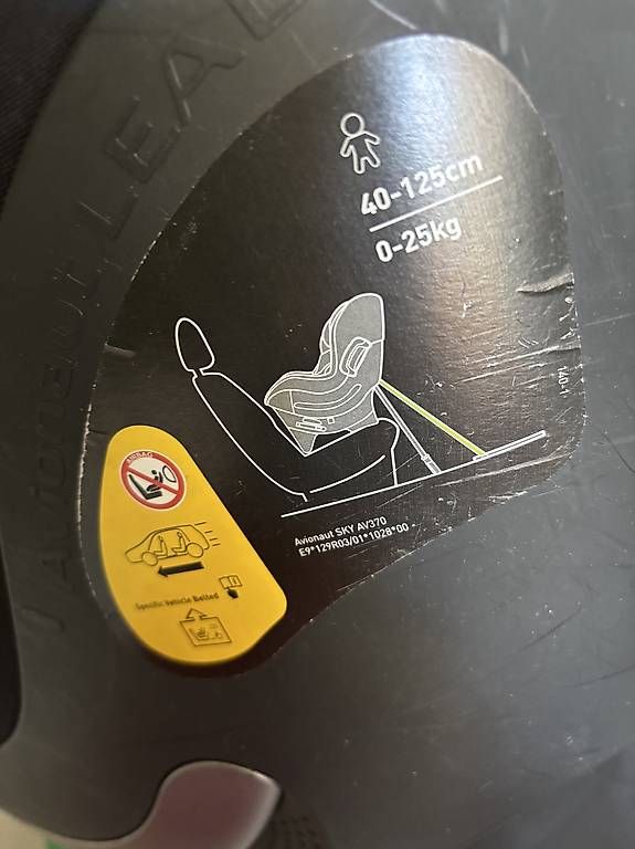 Seggiolini per auto: Avionaut Sky Reboarder – Usato da Schliern b. Köniz venduto da nat_f866 3
