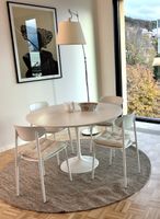 Lot de 4 chaises design italiennes – Made in Italy – blanc