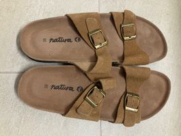Sandalen Leder braun Gr. 39 Neu