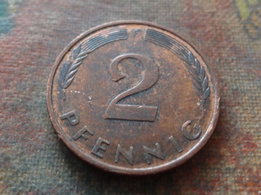 Alle Münzen: DEUTSCHLAND 2 Pfennig 1994 – Gebraucht aus Romanel-sur-Lausanne von Swift13 1