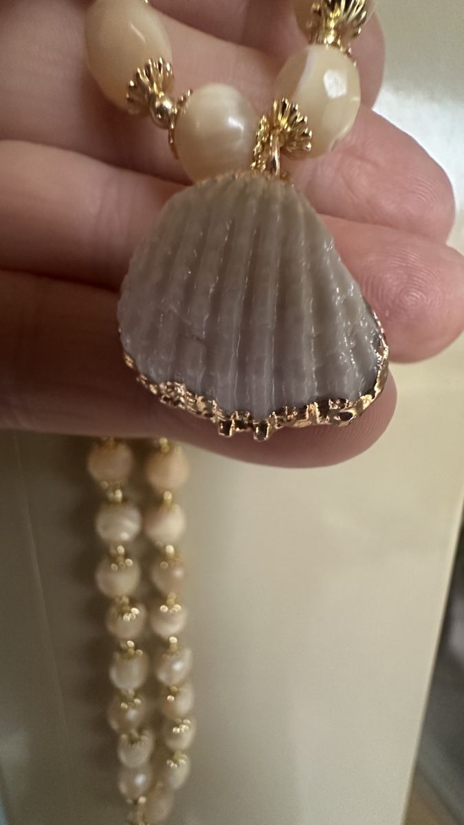 Catenine: Halskette mit Perlmutt Muscheln Perlen – Nuovo e nell'imballaggio originale da Kriens venduto da Hortensie6 3