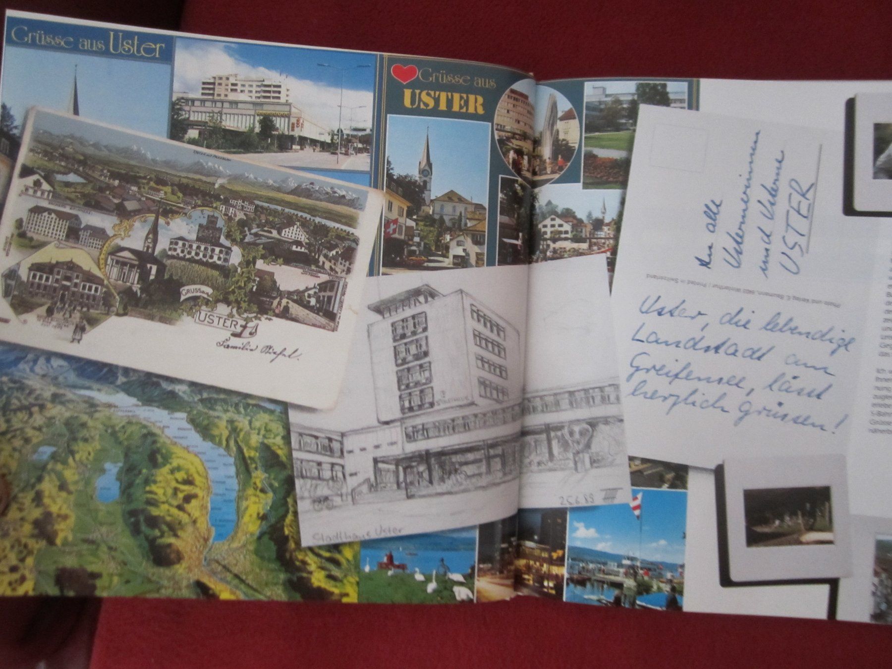 Libri: Grüsse aus Uster(Kt.ZH) 1990(PORTRAIT EINER GEMEINDE!!!) – Usato da Volketswil venduto da nemo2000 6