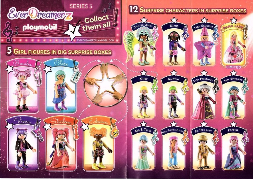 PLAYMOBIL EverDreamerz - Lot De 29 Boîtes Série 1, 2 Et 3 - NEUF NRFB