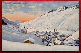 Winterliches Andermatt, top & ungelaufen