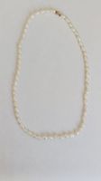 Collier Perles Baroques & Fermoir Or 14K