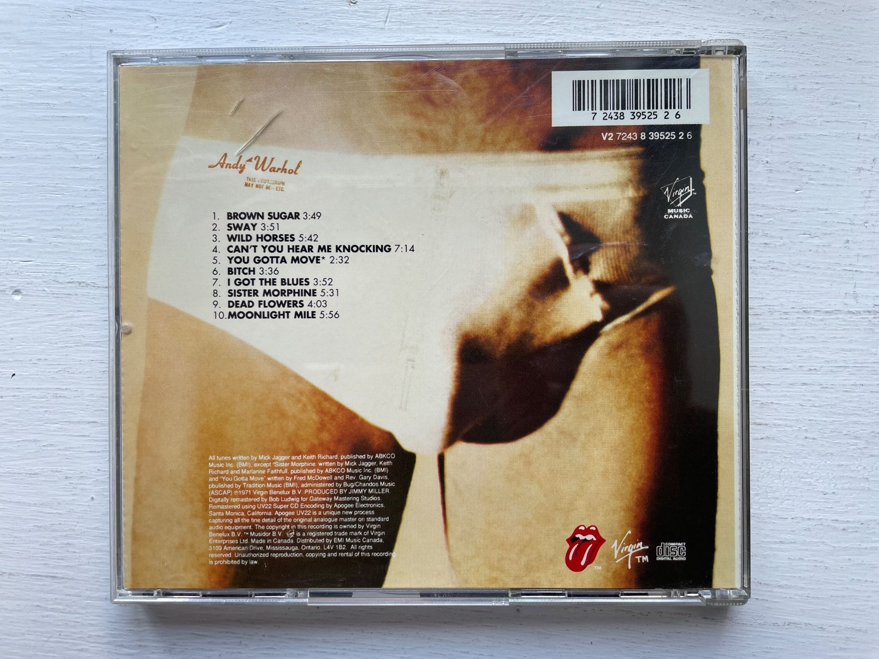 CD: Rolling Stones - Sticky Fingers - CD – Usato da Zürich venduto da Andy_t71 1