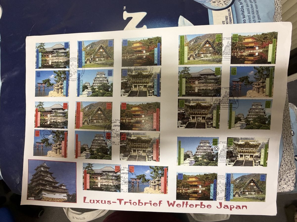 Tutti i francobolli: Luxusbrief aus Japan 2001 – Usato da Murgenthal venduto da Tina_4055