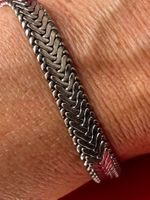 Silberarmband geflochten (20cm)