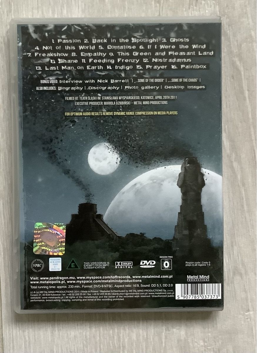 Tutti i DVDs: Progressive Rock —PENDRAGON DVD – Usato da Arcegno venduto da Denni 1