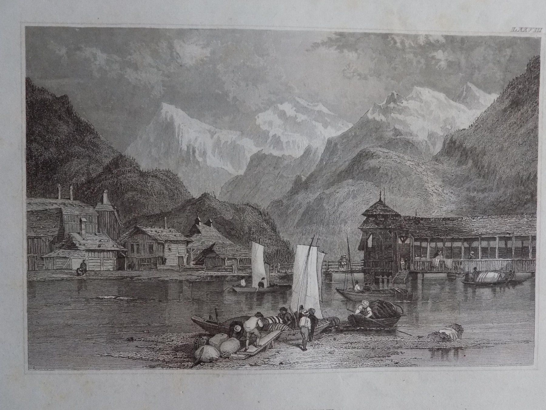 Gravures: Interlaken Stahlstich – D'occasion à Risch par Antikfee 8
