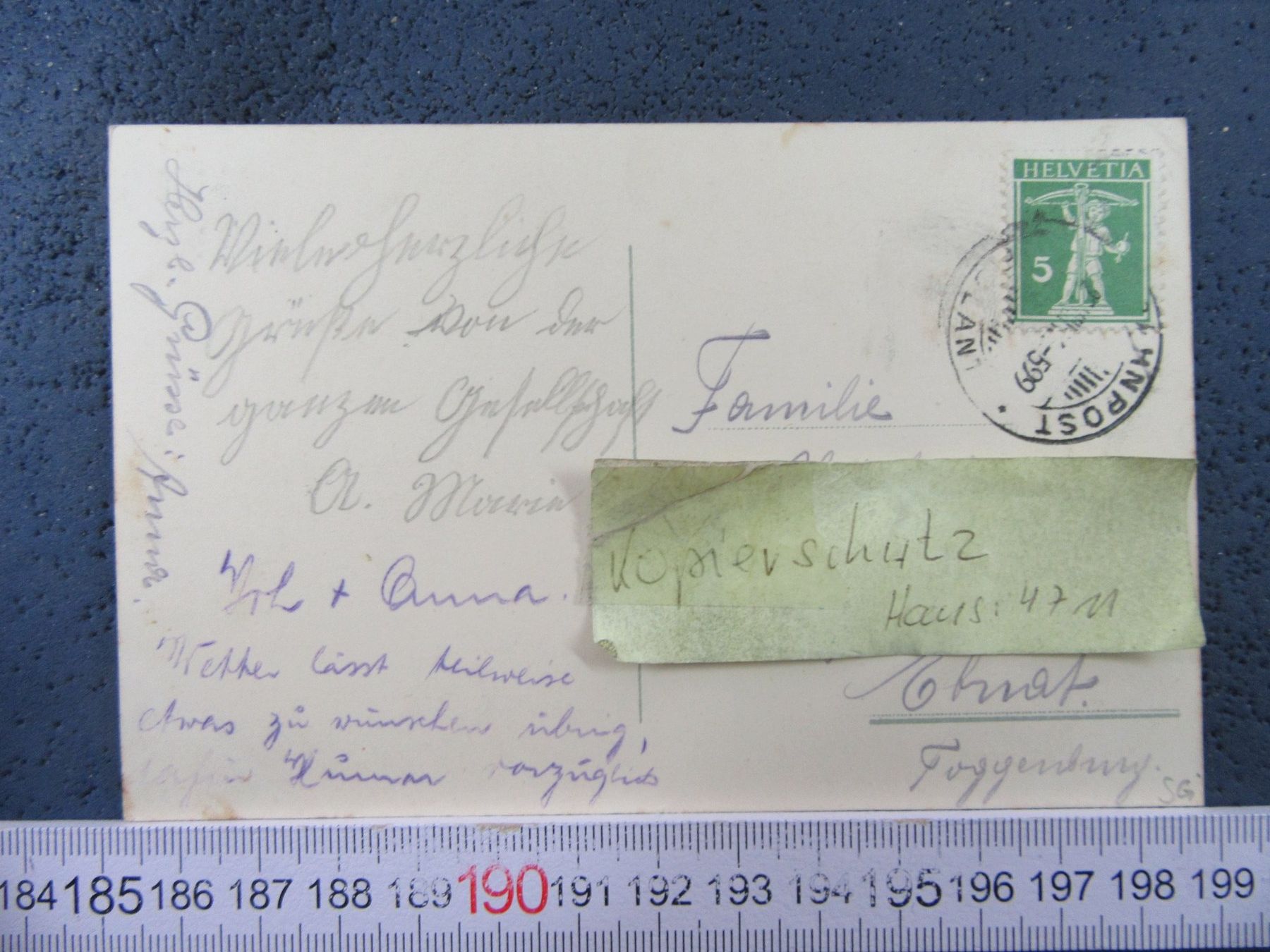 Cartoline postali: RAPPERSWIL SG AK RESTAURANT POST – Usato da Ettingen venduto da Hausi4711 2