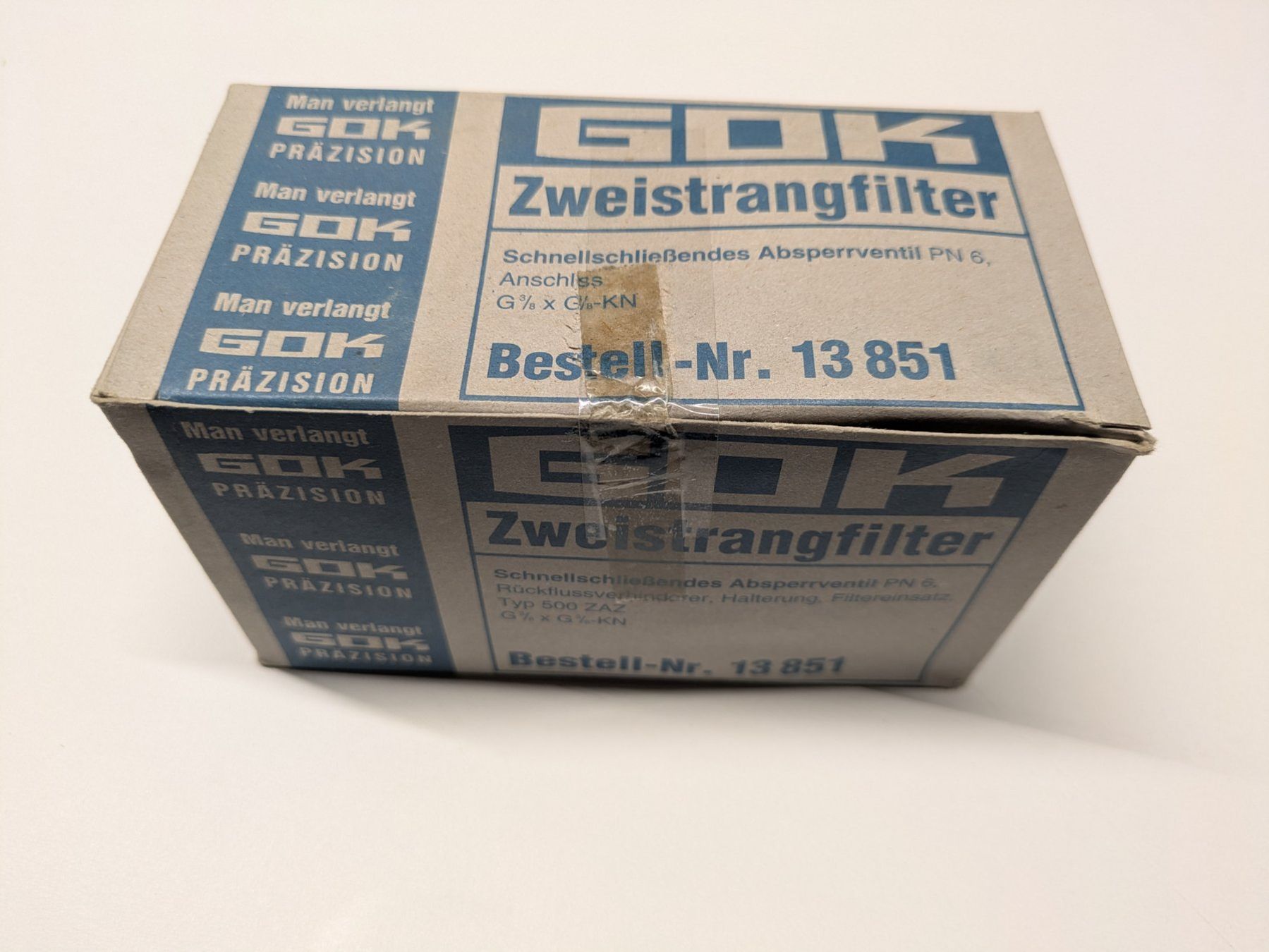 Radiatori: GOK Zweistrangfilter - Öl Filter – Nuovo e nell'imballaggio originale da Fischbach-Göslikon venduto da 3flex 2