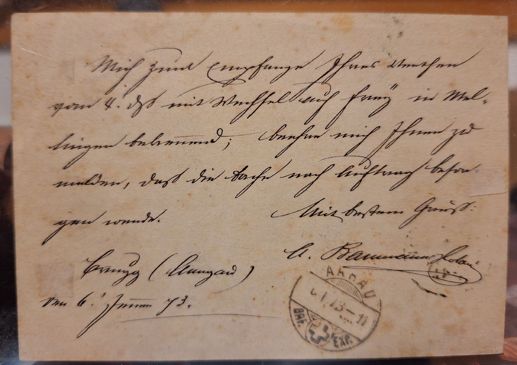 Tutti i francobolli: Sitzende Helvetia Carte - Correspondance  – Usato da Balgach venduto da SIMEON27 1