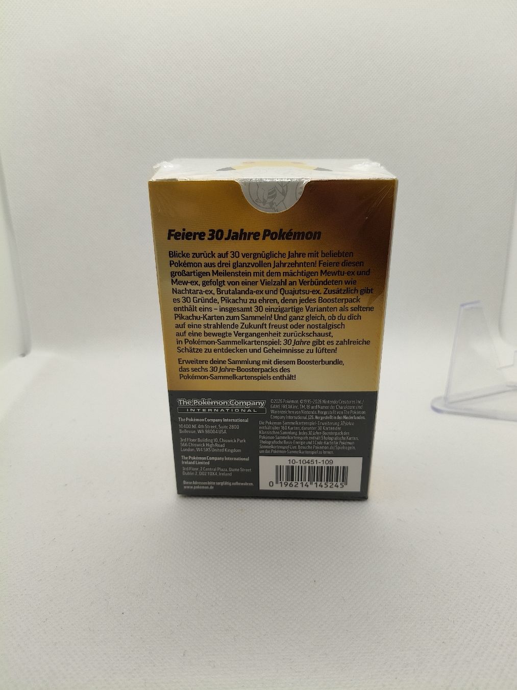 Pokémon Carte collezionabili: Pokemon 30th Celebration Booster Bundle DE – Nuovo (secondo la descrizione) da Wallbach venduto da GyaradosCollect 1