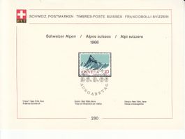 Sammelblätter PTT SBK 230 mit ET