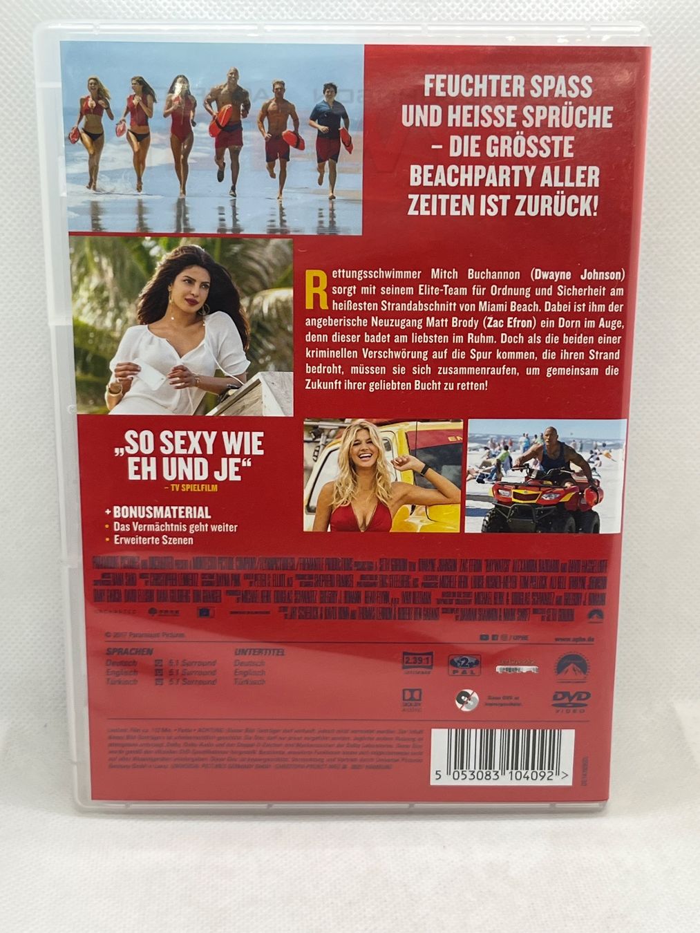Tutti i DVDs: Baywatch DVD mit Dwayne Johnson - Sommerfeeling pur! – Usato da Hinterkappelen venduto da Kim1992 1