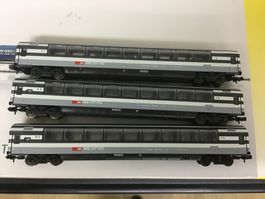SBB CFF FFS Wagen 1. Klasse, 3 Stück, TRIX N
