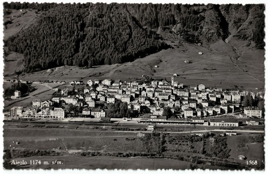 Ansichtskarten: Airolo, circolata 1940 – Gebraucht aus Frauenfeld von POML
