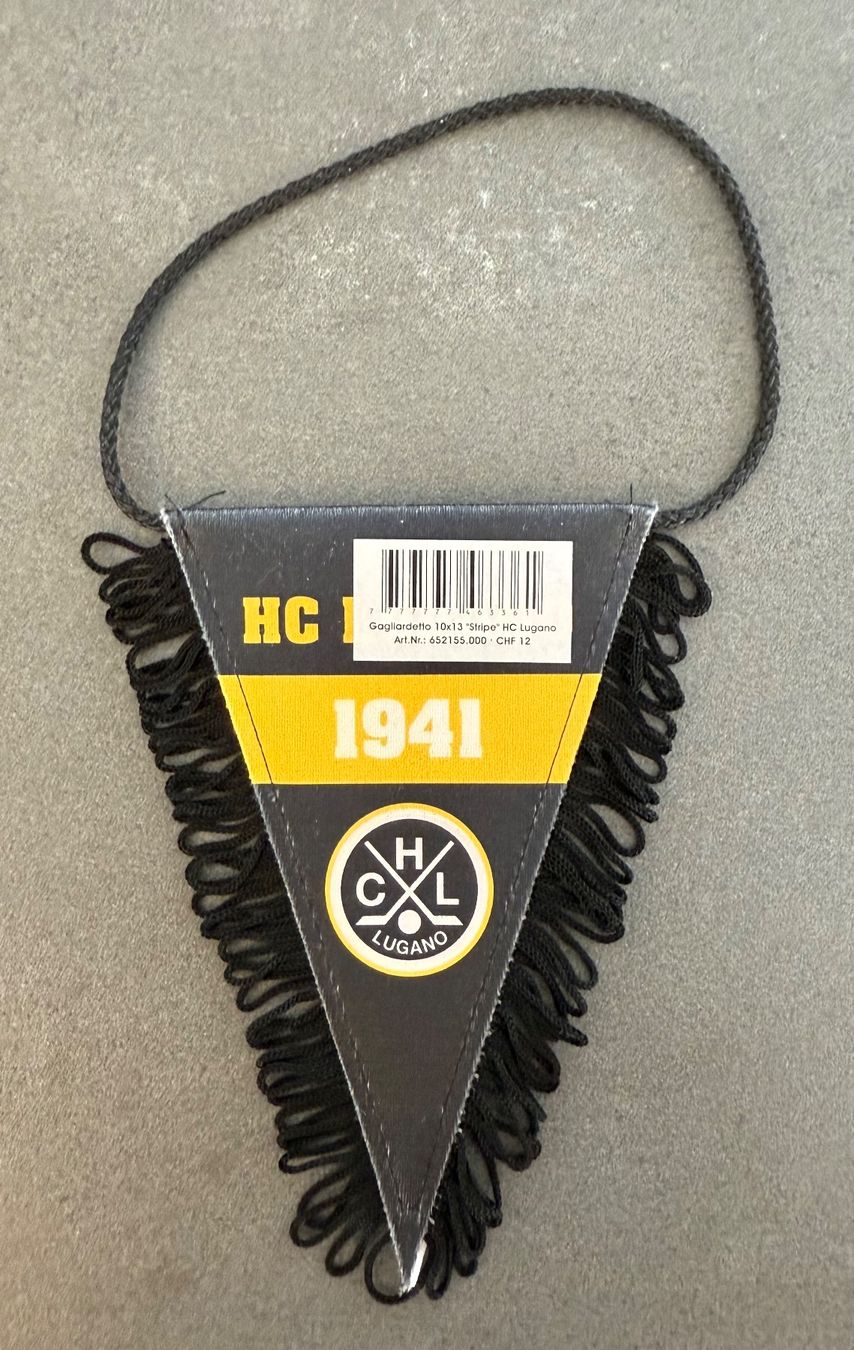 Bandiere: HC Lugano Wimpel‪‪ – Nuovo (secondo la descrizione) da Contone venduto da Chaos76 1