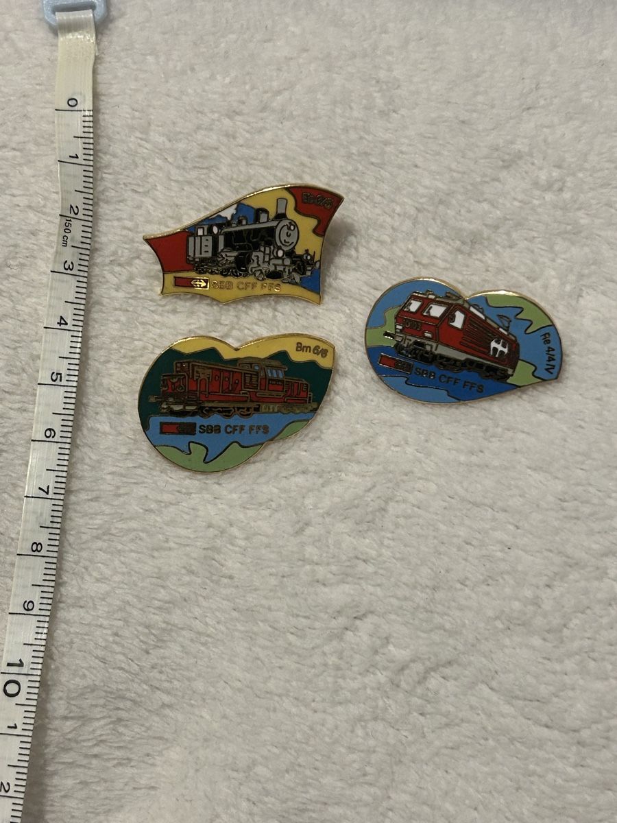 SBB/CFF/FFS Plaketten & Abzeichen: 3 SBB Pins aus einem Set – Gebraucht aus Uster von xBeccax 1