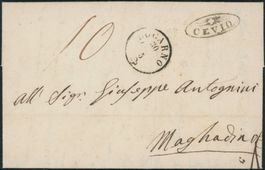 TI Cevio - Strahlenstempel - Locarno - Brief