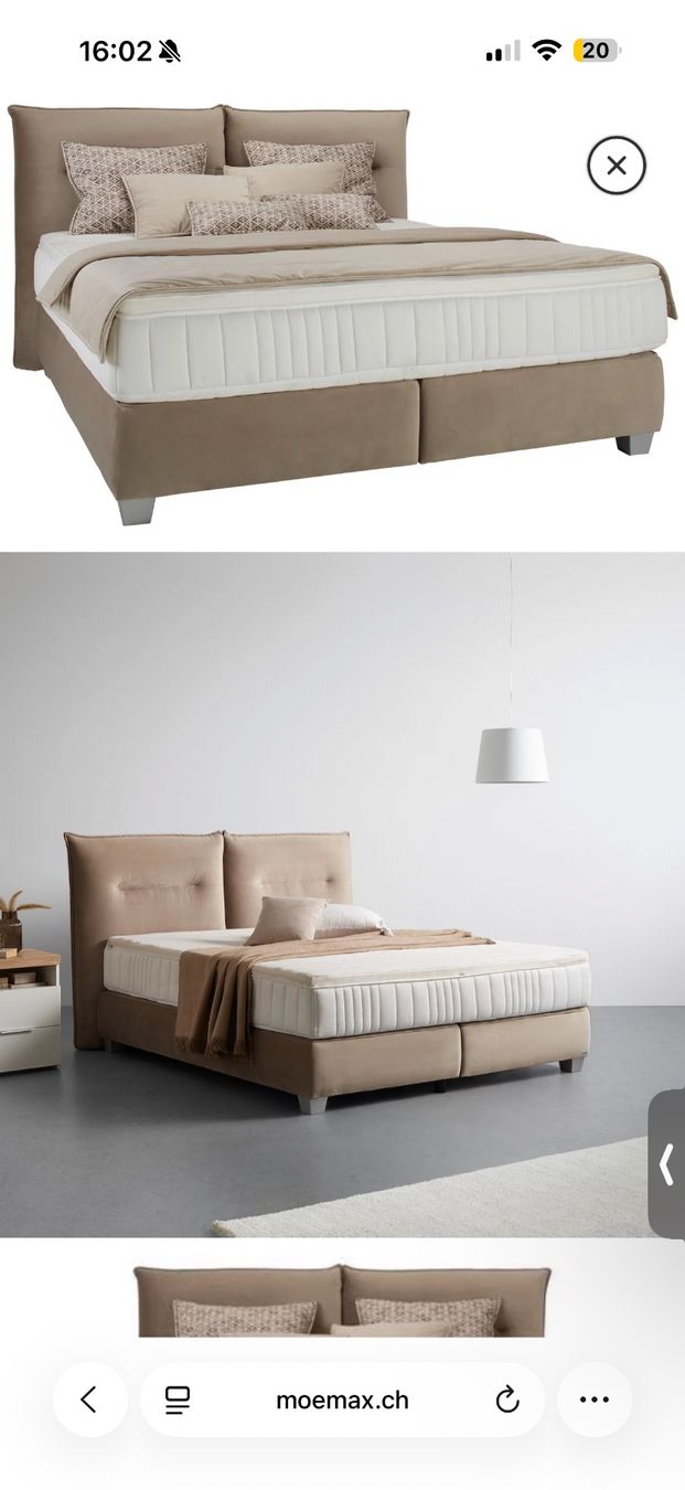 Mömax Letti: Boxspringbett Mömax – Usato da lenzburg venduto da ami_9czg 3
