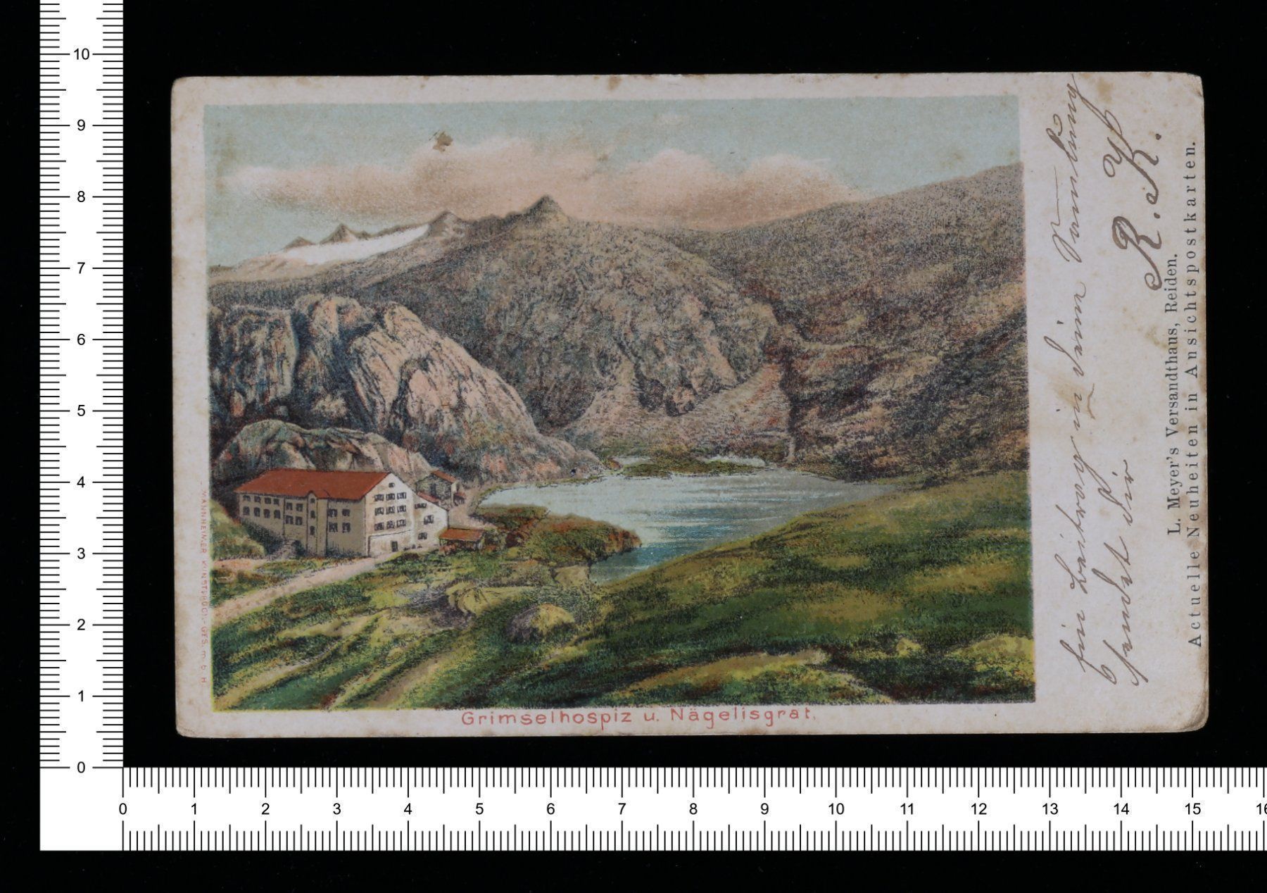 Cartoline postali: Grimselhospiz und Nägelisgrat – Usato da Riehen venduto da Tignanello1