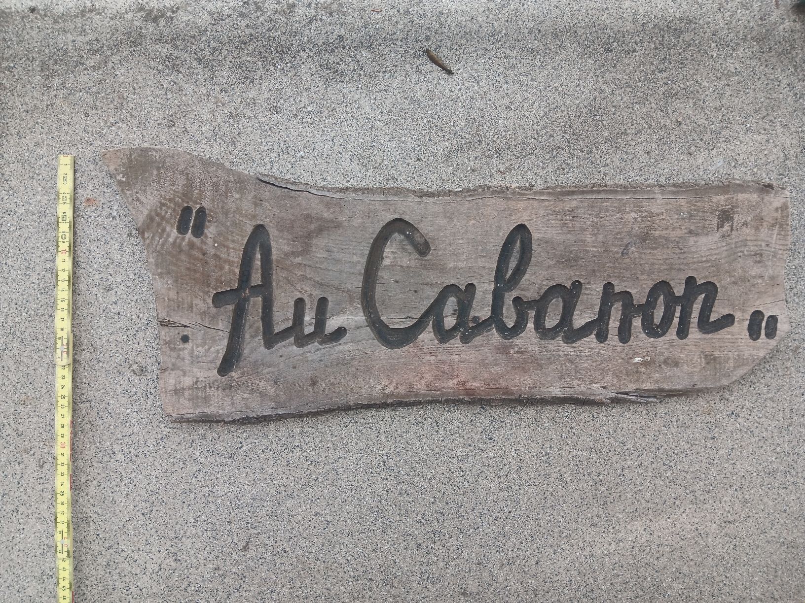 Articoli in legno: Panneau en bois "au cabanon" – Usato da Lausanne venduto da Grabock 2