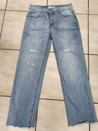 Damen Jeans Chicoree blau Grösse 34 guter Zustand