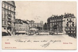 ZÜRICH Bellevue Platz, Strassenbahn Tram