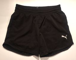 152-164 PUMA Sportshorts tiefschwarz mit Netzli