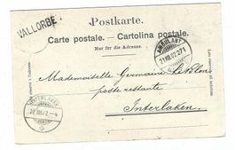 Stabstempel Vallorbe 1902 8o