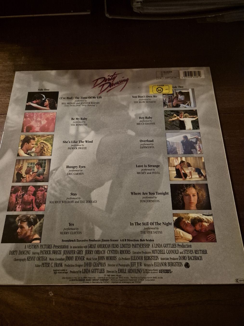 Dischi in vinile: Dirty Dancing Soundtrack LP  Patrick Swayze Jennifer Gr – Usato da Grandval venduto da JeroenK 1
