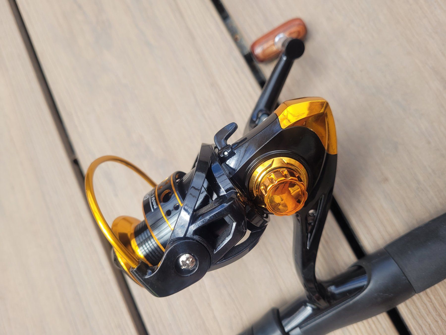 Canne da pesca: Gute Angelrute, Spinnrute, inkl Rolle 210cm – Nuovo e nell'imballaggio originale da Herzogenbuchsee venduto da Melissa110 3