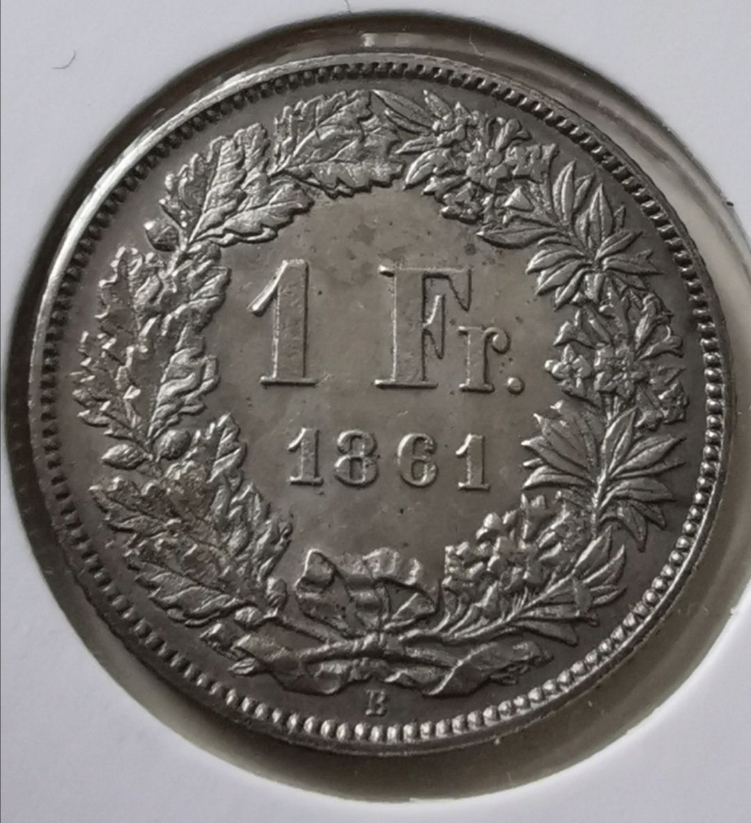 Tutti le monete: 1 Franken 1861 Silber TOP – Usato da Zürich venduto da turbopuz 1