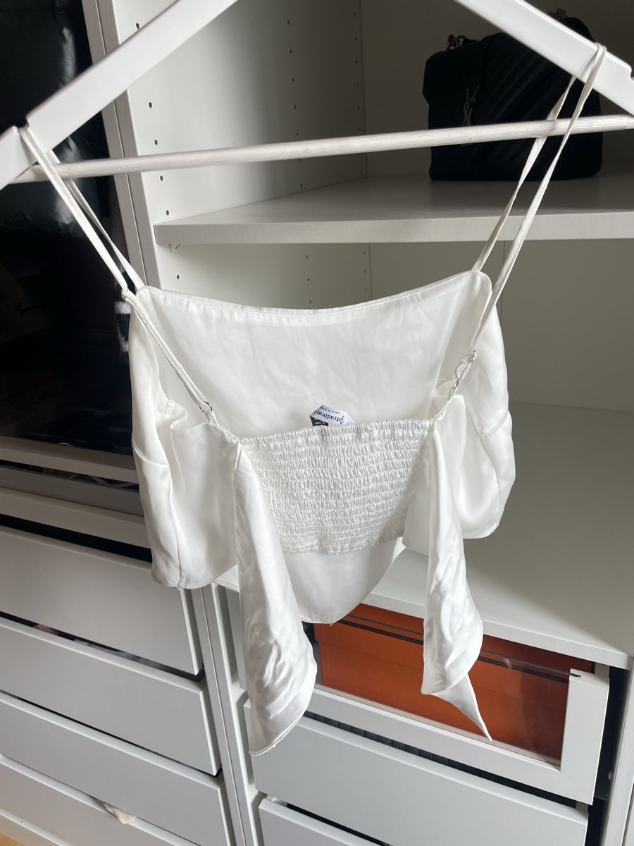 Stradivarius Top: Damen Top weiss, Stradivarius, Grösse S – Usato da Rebstein venduto da giu_hft9 1