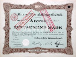 Steffens & Nölle AG, Berlin - 1907