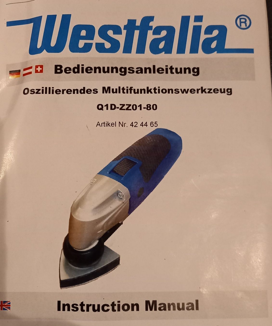 Westfalia Tutte le macchine: Multifunkt.-Schleifer, Säge, Schaber, Trennen – Nuovo (secondo la descrizione) da WÜRENLOS venduto da opelvw 6