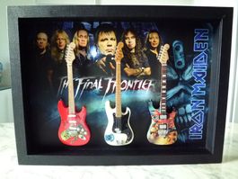 Bild IRON MAIDEN, 3 Modell Gitarren, Unikat! (B.50cmxH.37cm)