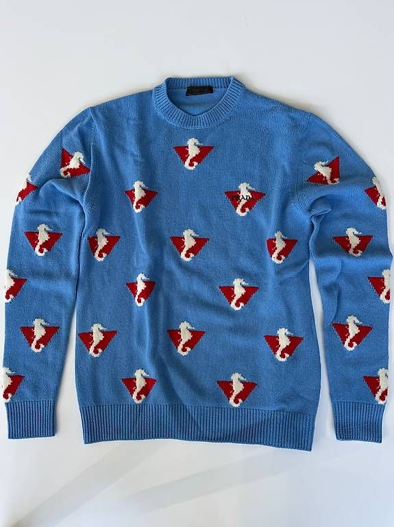Maglioni & Felpe: PULL PRADA BLEU – Usato da Lausanne venduto da pas_dqy6