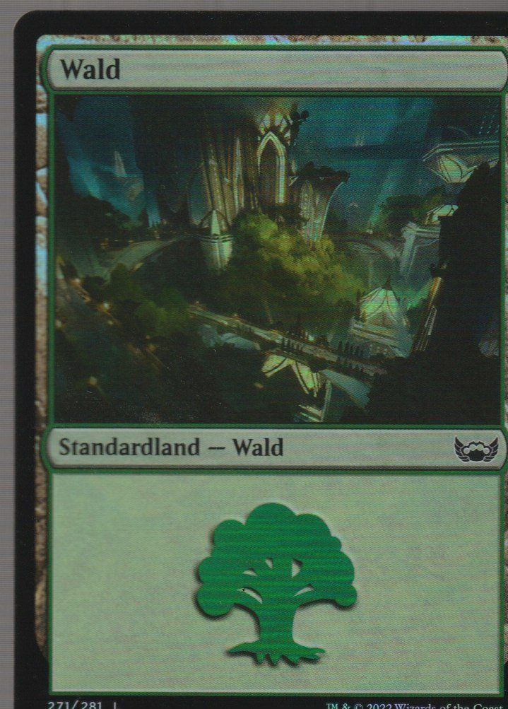 Magic The Gathering Sammelbilder & Trading cards: TCG Magic The Gathering MTG De SNC BASIC LANDS 271 FOIL Wald – Neu (gemäss Beschreibung) aus Vezia von Aquarius_Age