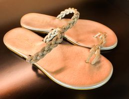 Sandalen mit Swarovski - Kristallen